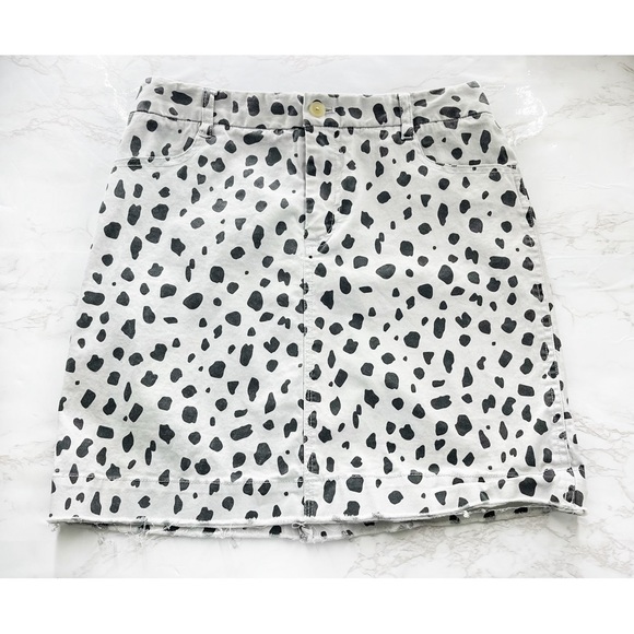 ATM Anthony Thomas Melillo Animal Cheetah-Print Mini Skirt High Waisted Size 2 - Picture 2 of 5